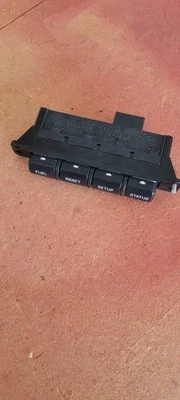 Lincoln LS Black Dash Buttons  Reset Fuel Status Buttons Ford Brand 2003-2006 - Image 1 of 4