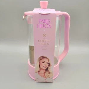 Paris Hilton Pink 8 Cup Coffee Press, NWT - Picture 1 of 6