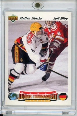 1991-92 Upper Deck Czech World Juniors #679 Steffen Ziesche - Image 1 of 2