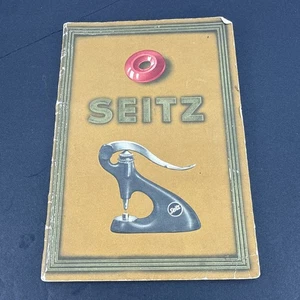 ORIGINAL 1946 WATCHMAKER'S SEITZ JEWEL AND JEWELING TOOLS CATALOG FREE SHIP - Picture 1 of 10