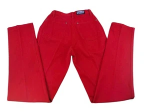 Jeans donna vintage Rocky Mountain rosso western vita alta taglia 28/36 - Foto 1 di 11