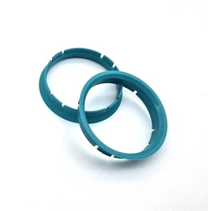 1x Anillo de centrado 70,0 - 66,6 I 70,0 a 66,6 turquesa anillos de centrado - Imagen 1 de 5