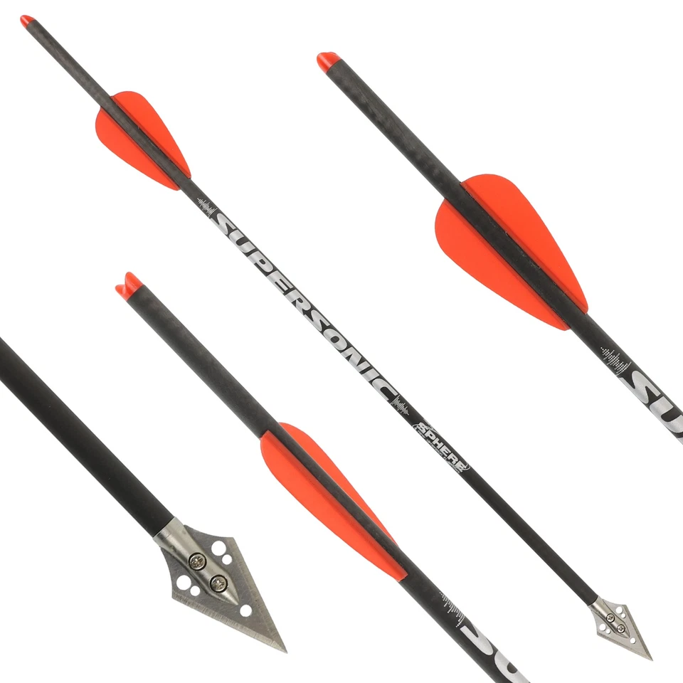 Paquete de 6 X-BOW FMA Supersonic REV - 24T Carbono - Jagdbolzen de SPHERE - Imagen 1 de 1