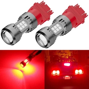 3157 LED Bulb Red, Super Bright 3030 30-SMD 3056 3057 4157 3047 4057 3457 LED... - Picture 1 of 7