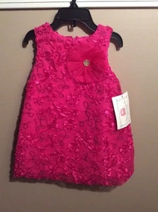 Bellissimo abito rosa paillettes MARMELLATA bambina taglia 2T nuovo con etichette - Foto 1 di 4