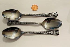 Cubiertos cubiertos 3 cucharaditas de acero inoxidable MCM Interpur Florenz Corea - Imagen 1 de 4