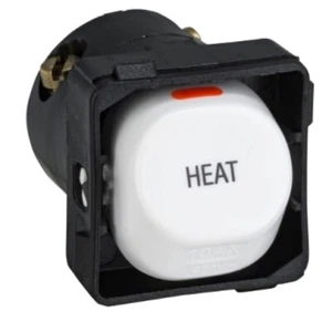 Vynco Light Switch Mech Mechanism 16A Amp Fluorescent 250V Black -Printed HEAT - Foto 1 di 3