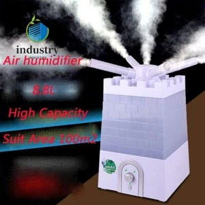 8.8 Liters Humidifier Office Industrial Commercial Household Large Fog Volume - Picture 1 of 6