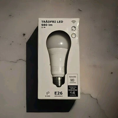 IKEA TRADFRI LED 980 Lumen 12 w E26 Light Bulb wireless dimmable - Image 1 of 2