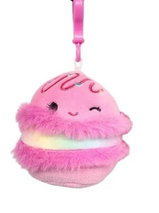 Squishmallows Middy The Valentines Macaroon Clip On Food 3.5" - Picture 1 of 1