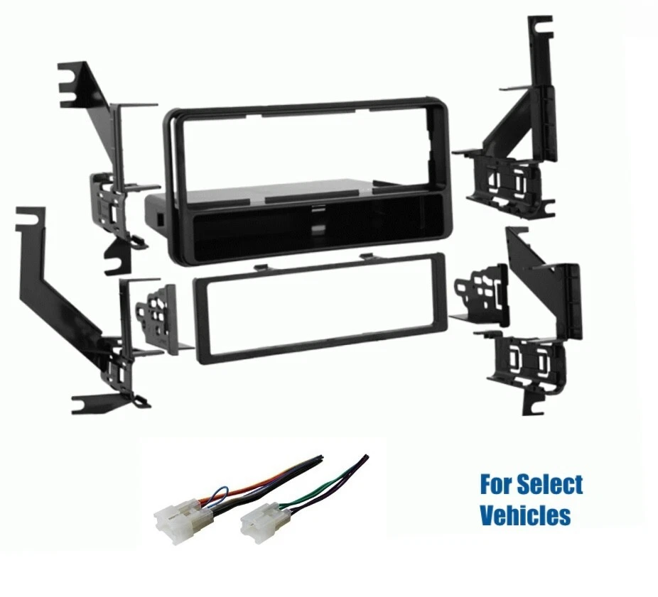 Kit de tablero de radio estéreo de auto Din único cable combinado para algunos Toyota Yaris 2007-2012 Foto 1 de 1