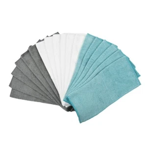 Microfiber Assorted Solid Colors Dishcloths, 18 Piece, Machine Washable - Picture 1 of 4