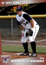 2006 Hudson Valley Renegades Grandstand #5 Scott Gummo Tyrone Pennsylvania Card