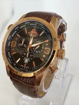 Reloj cronógrafo militar bernex hecho en Suiza  - Imagen 1 de 4