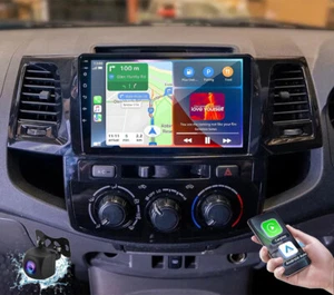 For 2005-2014 Toyota Hilux Android 13 Apple Carplay Car Radio GPS Navi Head Unit - Picture 1 of 16