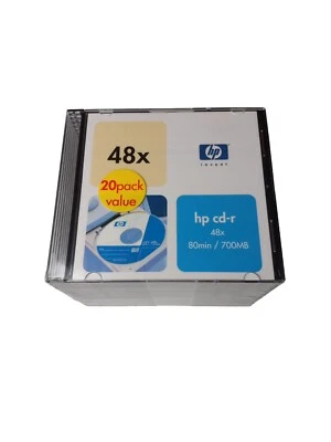 HP 20 Pack 48x HP CD-R. 80min/700mb Nuevo Precintado  Foto 1 de 4
