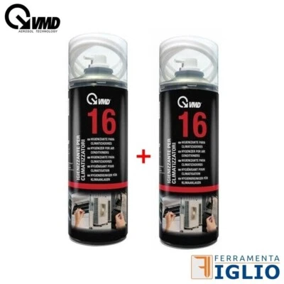 VMD 2x Igienizzante Pulitore Spray Climatizzatori Condizionatori Aria Condizionata