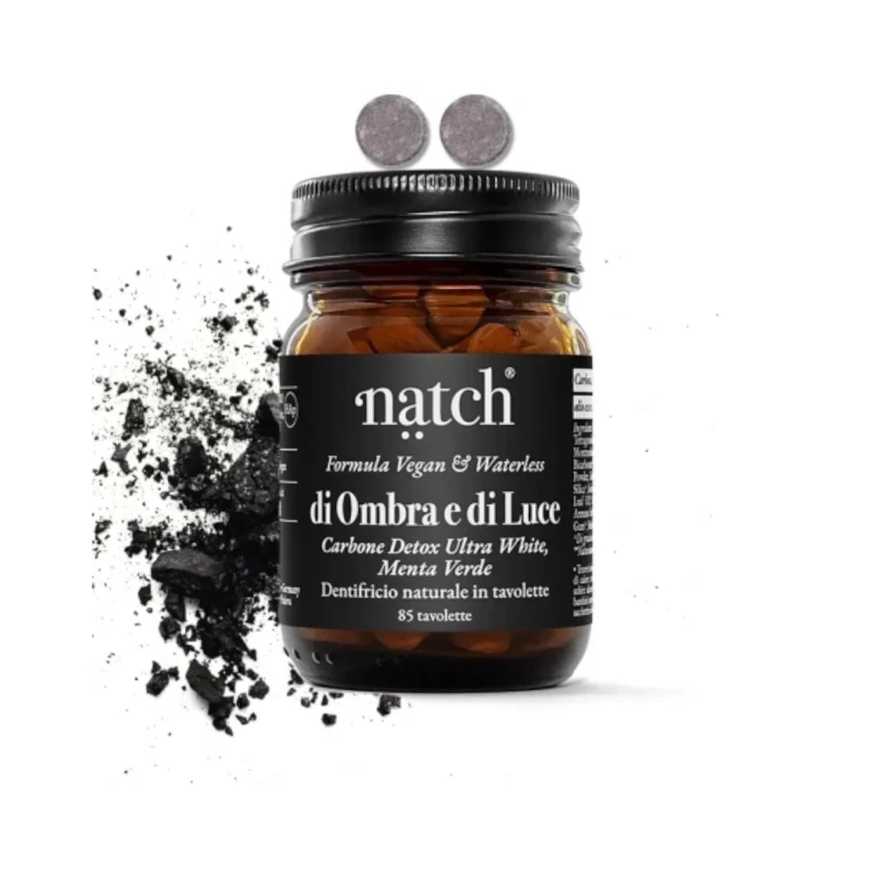 Natch von Shadow Und Licht Zahnpasta Natürliche IN Tabletten Kautabletten 85TAV - Bild 1 von 1