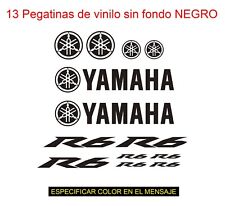 Pegatinas Adhesivo Autocollant para YAMAHA R6 Vinilo Troquelado  13 STICKERS 