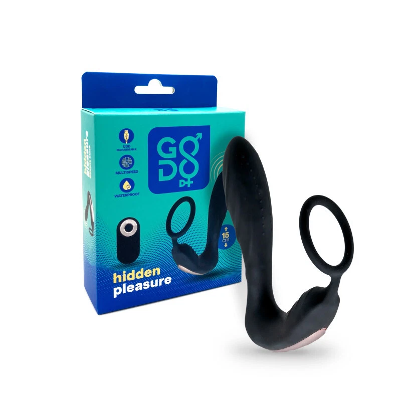 Vibratore anale in silicone mini dildo vibrante stimolatore prostata e perineo - Immagine 1 di 4