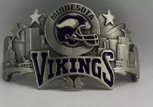 Minnesota Vikings Metal Bottle Wrap Display Plaque - Picture 1 of 2