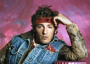 BRUCE SPRINGSTEEN - REFRIGERATOR PHOTO MAGNET 3"-5" - Picture 1 of 1
