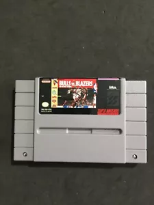 BULLS VS BLAZERS SUPER NINTENDO SNES NTSC AMERICAN GEBRAUCHT NUR KASSETTE - Bild 1 von 3