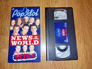 POP IDOL EXTRA ~ NEWS OF THE WORLD PROMOTIONAL VHS VIDEO EXCELLENT - Imagen 1 de 2