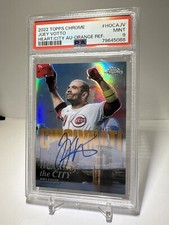 2022 Topps Chrome Joey Votto 1/25 Heart of the City Orange PSA 9 MLB CIN Reds