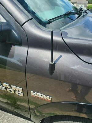 Radio mástil antena negra corta 6 3/4" para Dodge Ram y RAM 1500 2500 3500 09-23 Foto 1 de 4