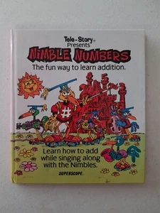 Tele-Story Book Only - Nimble Numbers 1984 HC Larry Tamblyn Superscope - Foto 1 di 6