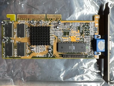 CIRRUS LOGIC VGA-RZXA/8SDJ AGP VIDEO CARD - Image 1 of 3
