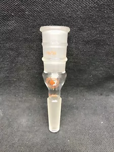 ACE Glass 19/38 Outer to 14/35 Inner Joint Enlarging Connecting Adapter 5005-06 - Picture 1 of 3
