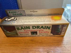 Rain Drain Automatic 46" Rain Removal For Downspout Green NIB - Picture 1 of 4