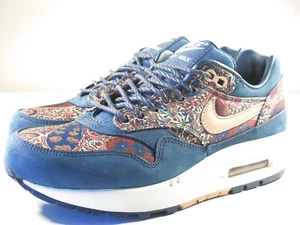 DS NIKE 2013 AIR MAX 1 LIBERTY OF LONDON QS 540855 402 NAVY 5, 7 VAPORMAX 90    - Picture 1 of 10