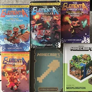 The Elmentia Chronicles + Guide Book And Exploration Books Mine Craft - Picture 1 of 9
