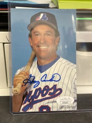 GARY CARTER Montreal Expos HOF Auto Jsa - Image 1 of 2