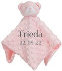 Baby Kuscheltuch AUSWAHL mit Namen bestickt personalisiert Geschenk Taufe Geburt