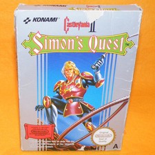 VINTAGE 1989 NINTENDO ENTERTAINMENT SYSTEM NES CASTLEVANIA II SIMON'S QUEST GAME