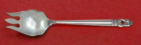 Royal Danish by International Sterling Silver Cake Ice Cream Spork Custom 5 3/4" Cover