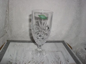 NUEVO en Caja Juego 8 Vasos de Vidrio para Bebidas Heladas Godinger Dublin Crystal Shannon - Imagen 1 de 4