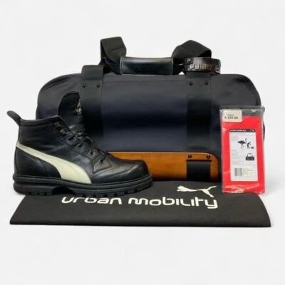 2000s VTG PUMA Dassler Chalayan Boots, Duffle Bag & Bracelet • Size US9 - Image 1 of 4