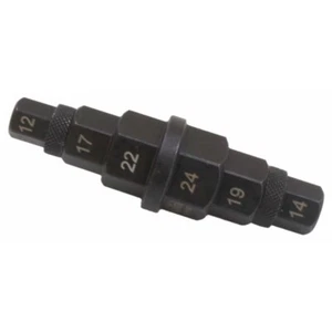 LLAVE UTIL PARA DESMONTAR EL EJE DE RUEDA DE MOTO ALLEN DE 12,14,17,19,22 Y 24mm - Imagen 1 de 1