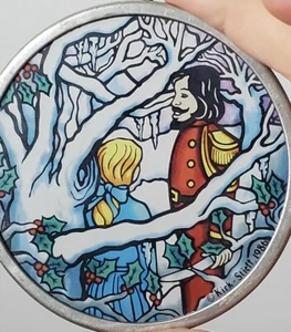 Vintage 1986 Kirk Stieff "The Nutcracker" Stained Glass Pewter Ornament - Picture 1 of 3