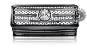 G Class W463 Grille Grill G500 G55 2018 AMG Glossy Black Mesh Mercedes Benz  ✅ - Picture 1 of 3