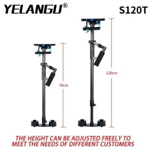 YELANGU S120T Carbon Fiber handheld Stabilizer Steadycam for Cameras Camcorder  - Picture 1 of 6