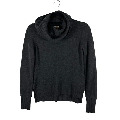 Suéter Club Monaco Cuello Capucha 100% Cachemira Para Mujer Talla XS Silencioso Lujo Gris Foto 1 de 4