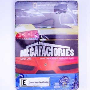 NEW National Geographic: Megafactories - Super Cars (DVD, 2011) Steelbook Doco - Picture 1 of 4