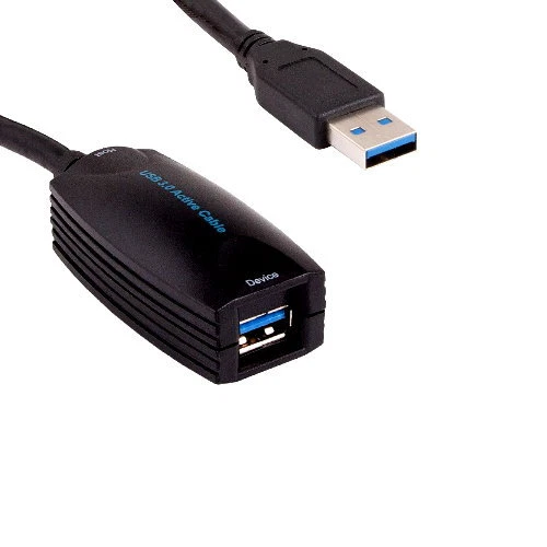 16Ft SuperSpeed USB 3.0 Active Extension Cable Cord Repeater 5Gbps Data Transfer - Image 1 of 1