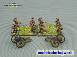 15 mm SYW Guerra de los Siete Años WGS Artillería Austriaca Pintada y 12 lb Cañón Ac1 - Imagen 1 de 5